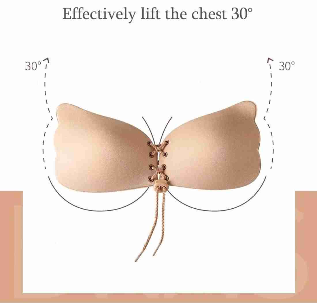 ActrovaX 360 Kiss Bra Silicone Adhesive Stick on Women Stick-on Heavily  Padded Bra - Buy ActrovaX 360 Kiss Bra Silicone Adhesive Stick on Women  Stick-on Heavily Padded Bra Online at Best Prices