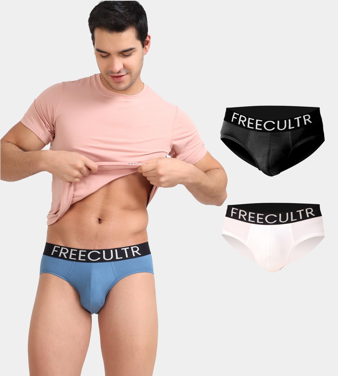 FREECULTR Men Organic Cotton Briefs, Ultrasoft Waistband, Premium Snug-Fit  Underwear Brief - Buy FREECULTR Men Organic Cotton Briefs, Ultrasoft  Waistband, Premium Snug-Fit Underwear Brief Online at Best Prices in India