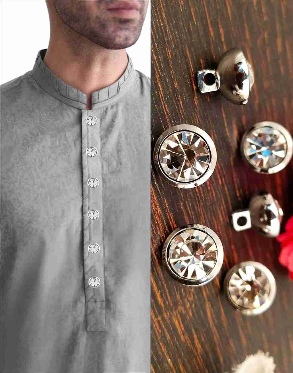 Kurta button style discount