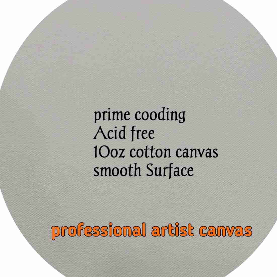 FRKB 10oz Cotton Canvas Painting Pad Set 9 x 12 Inch 10  Sheets Cotton Medium Grain Canvas Pad (Set of 1) 