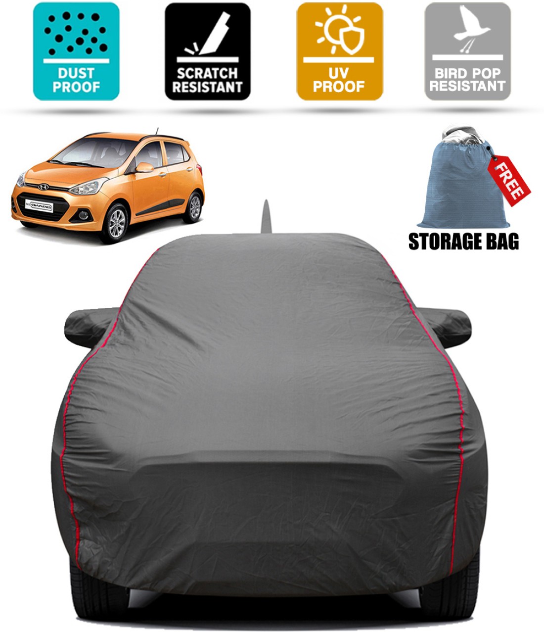 I10 car store cover flipkart