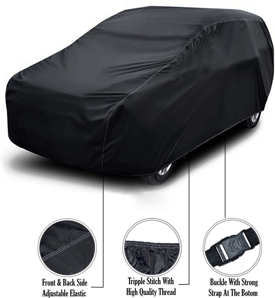 MoTRoX Car Cover For Mahindra Scorpio Without Mirror Pockets