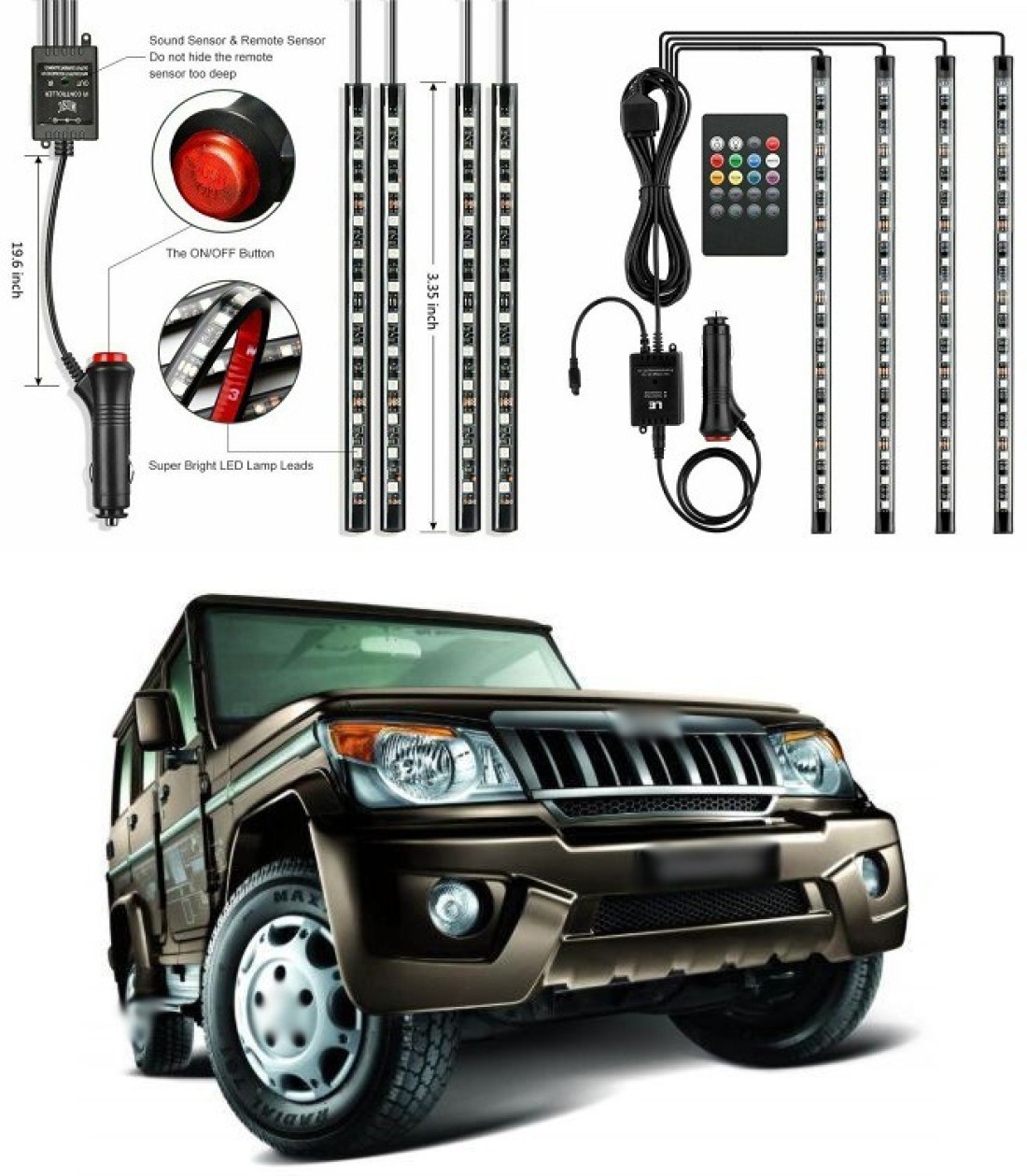 Car led lights deals price