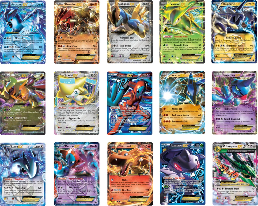 pokemon legendary ex cards