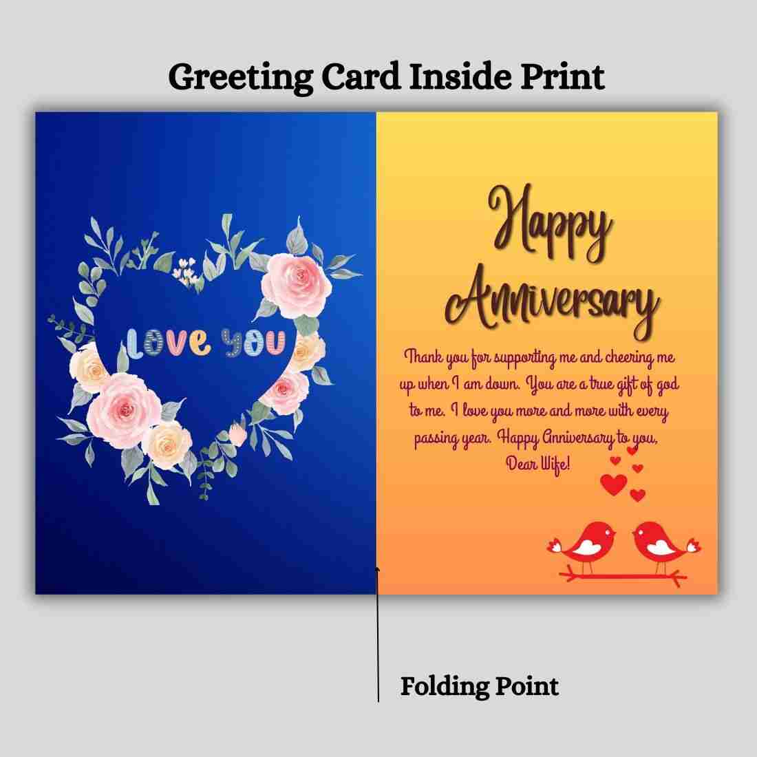Happy Anniversary My Love Greeting Card