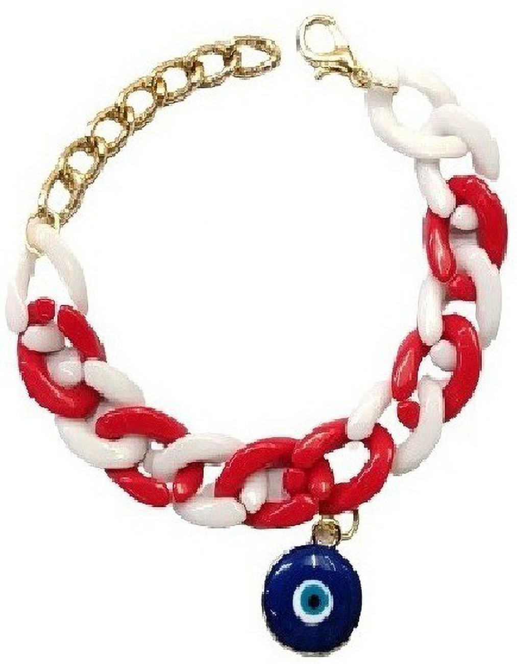 MOREL ACRYLIC BRACELET FOR ADULT KIDS JEWELLERY WITH ROUND EVIL
