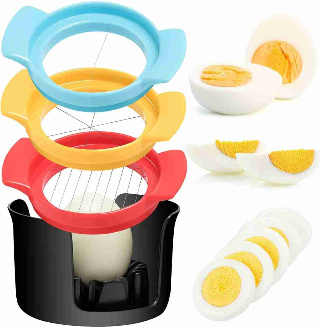 1 Egg Slicer, Egg Cutter, Egg Dicer For Hard Boiled Eggs, Boiled