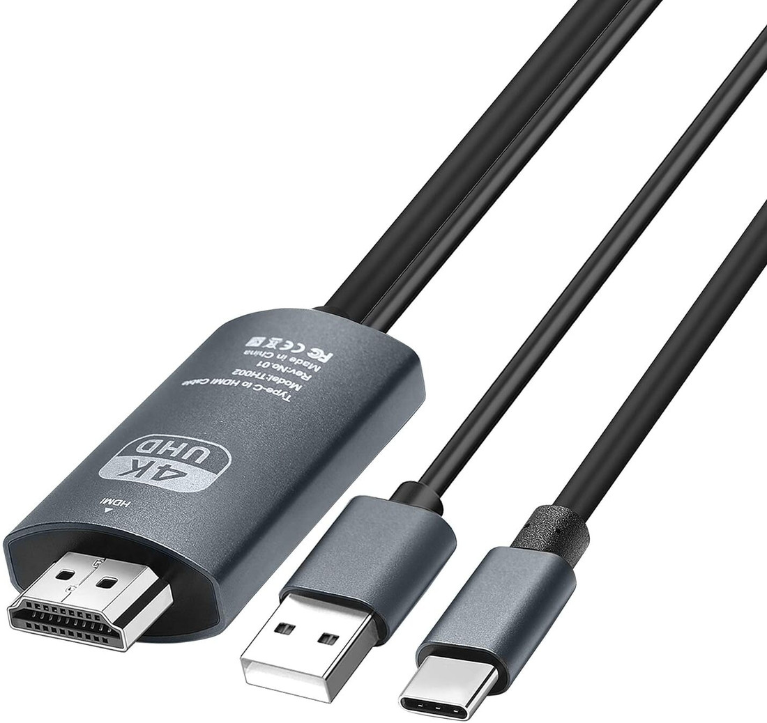 1080P Type C to HDTV Cable for Android Mobile Phone to TV HDMI Cable