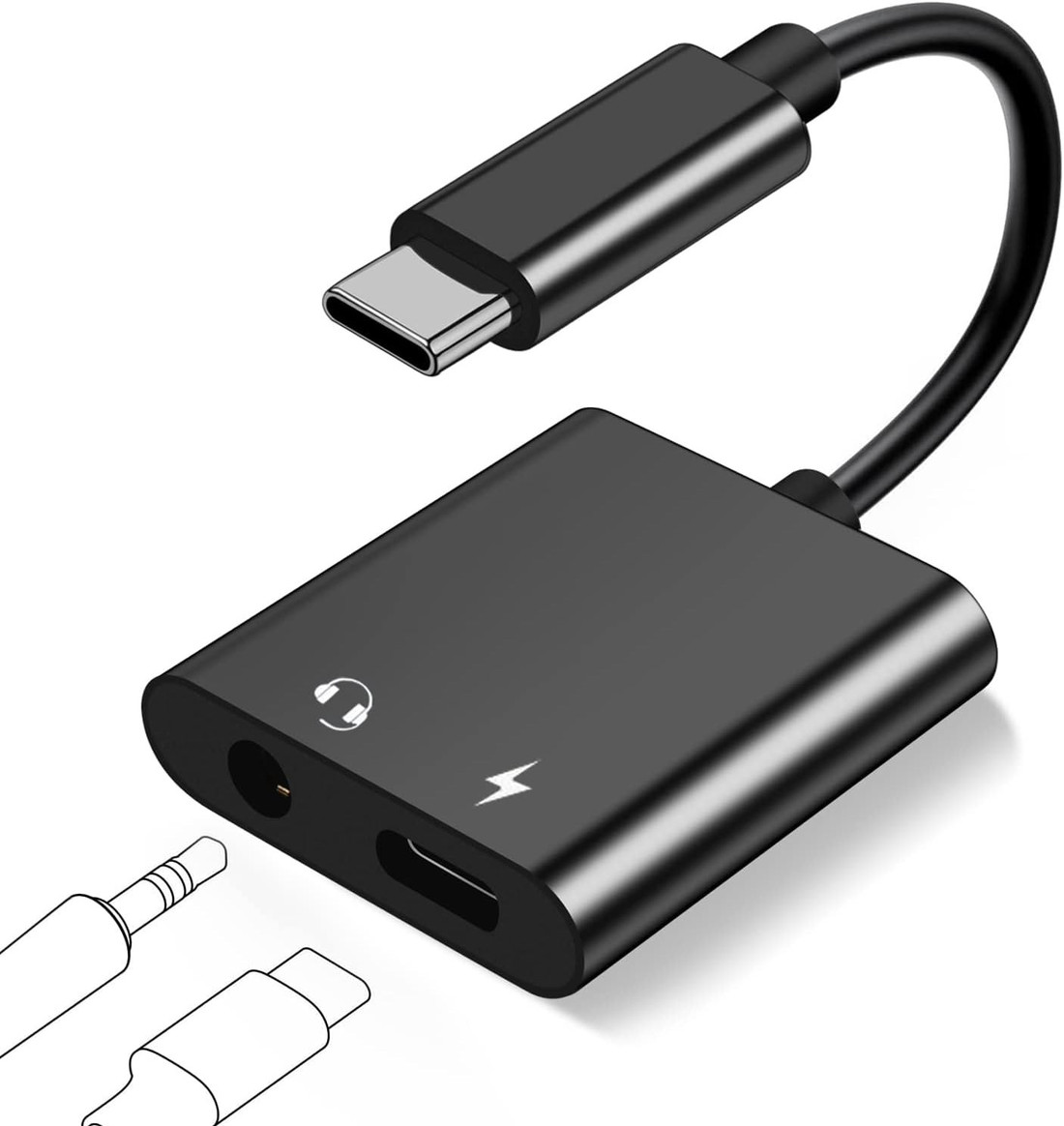 Usb headphone on sale splitter