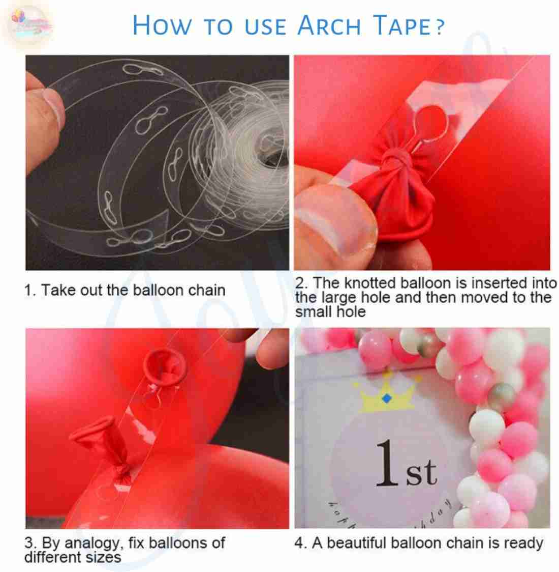 Joysome Transparent Balloon Glue Dots Roll (Pack of 2 rolls Balloon Sticky  Dots – 100 dots per roll) Price in India - Buy Joysome Transparent Balloon  Glue Dots Roll (Pack of 2