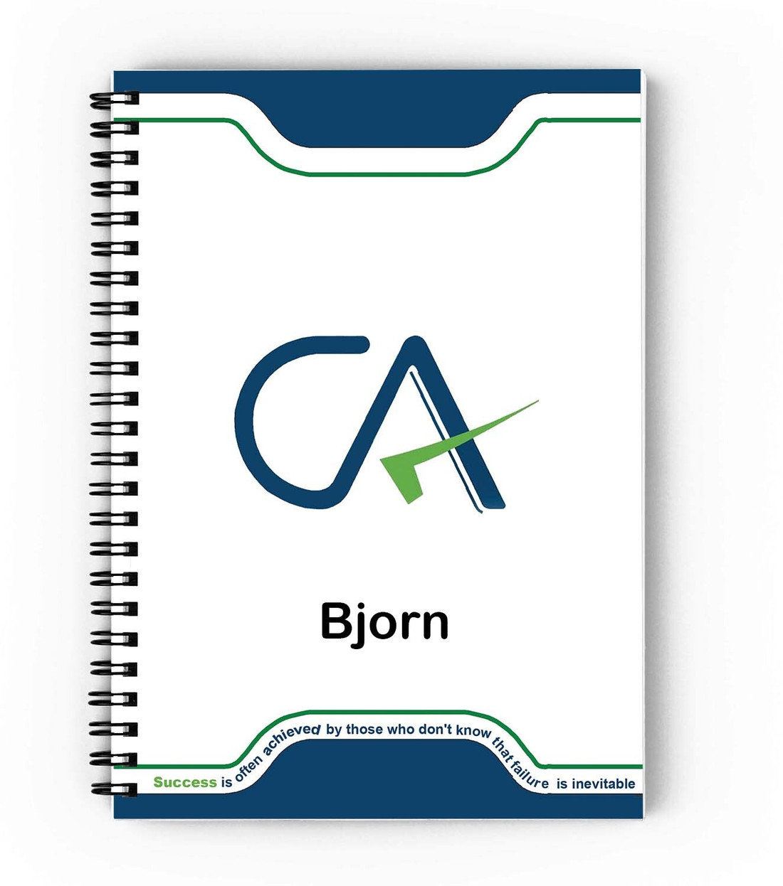 Bjorn Wallpaper Spiral Notebooks for Sale