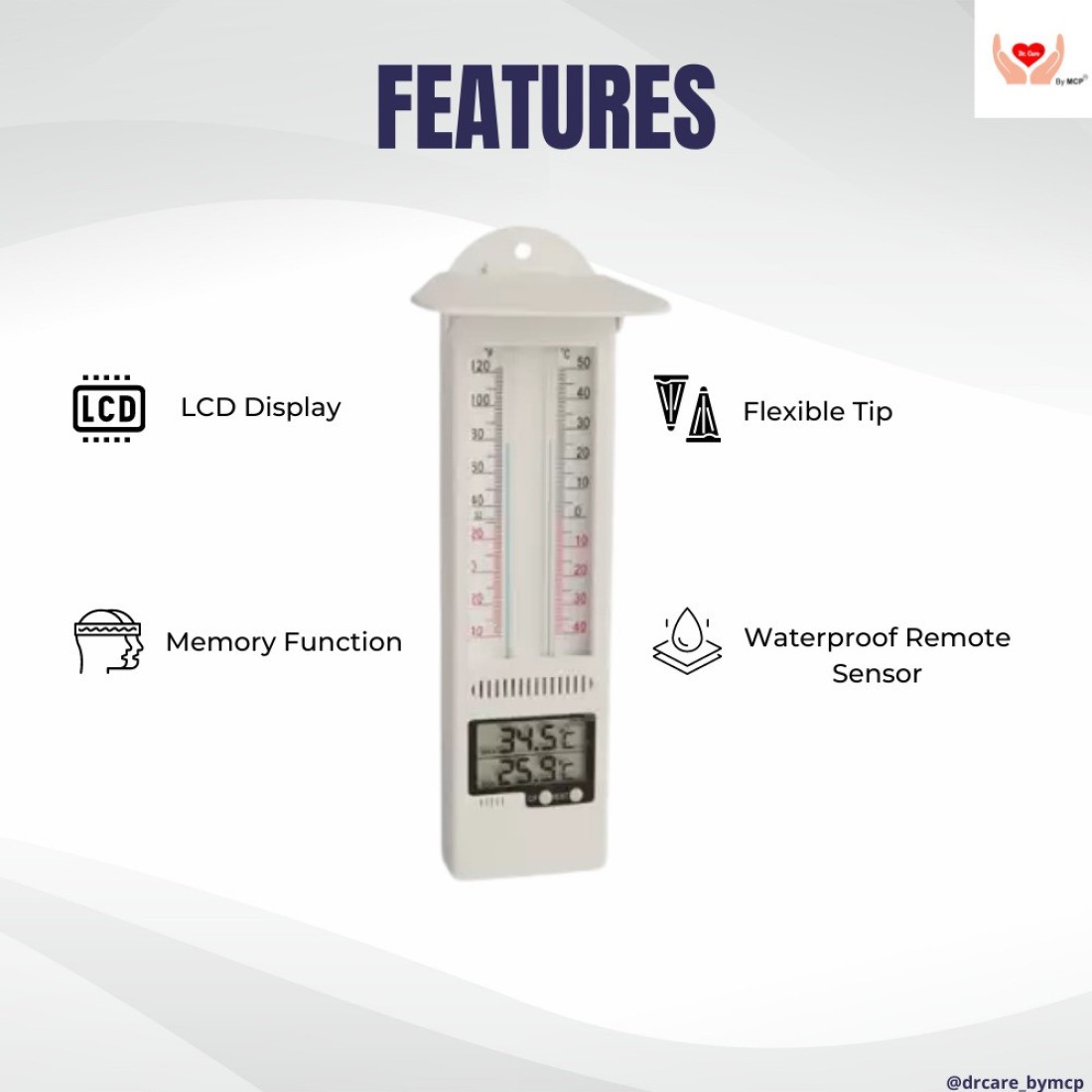 Digital Max Min Greenhouse Thermometer Classic Design Hygrometer