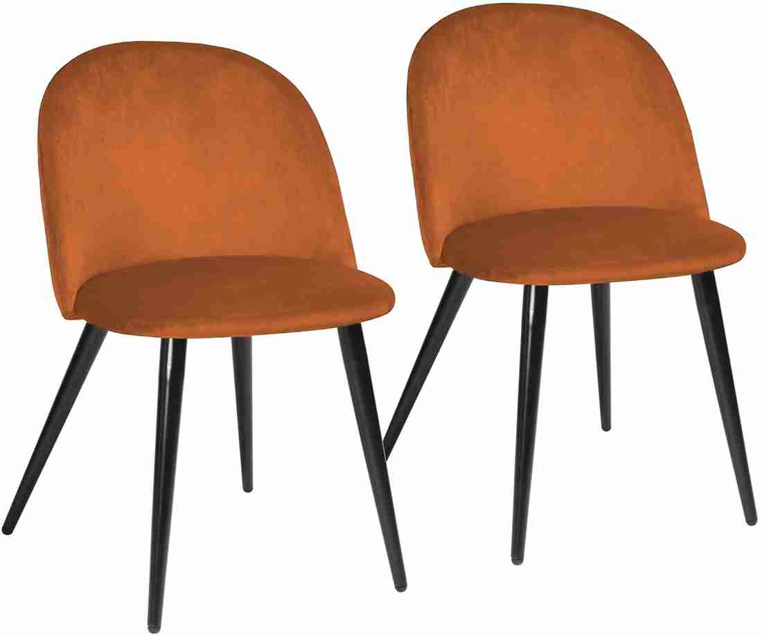 Orange dining hotsell chairs