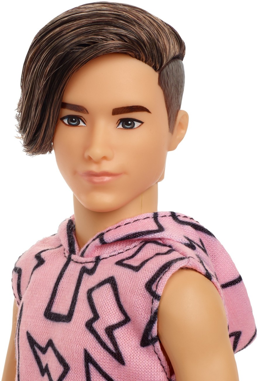 BARBIE Ken Fashionistas Doll #193, Slender, Rooted Brown Hair - Ken  Fashionistas Doll #193, Slender, Rooted Brown Hair . Buy Doll toys in  India. shop for BARBIE products in India. | Flipkart.com