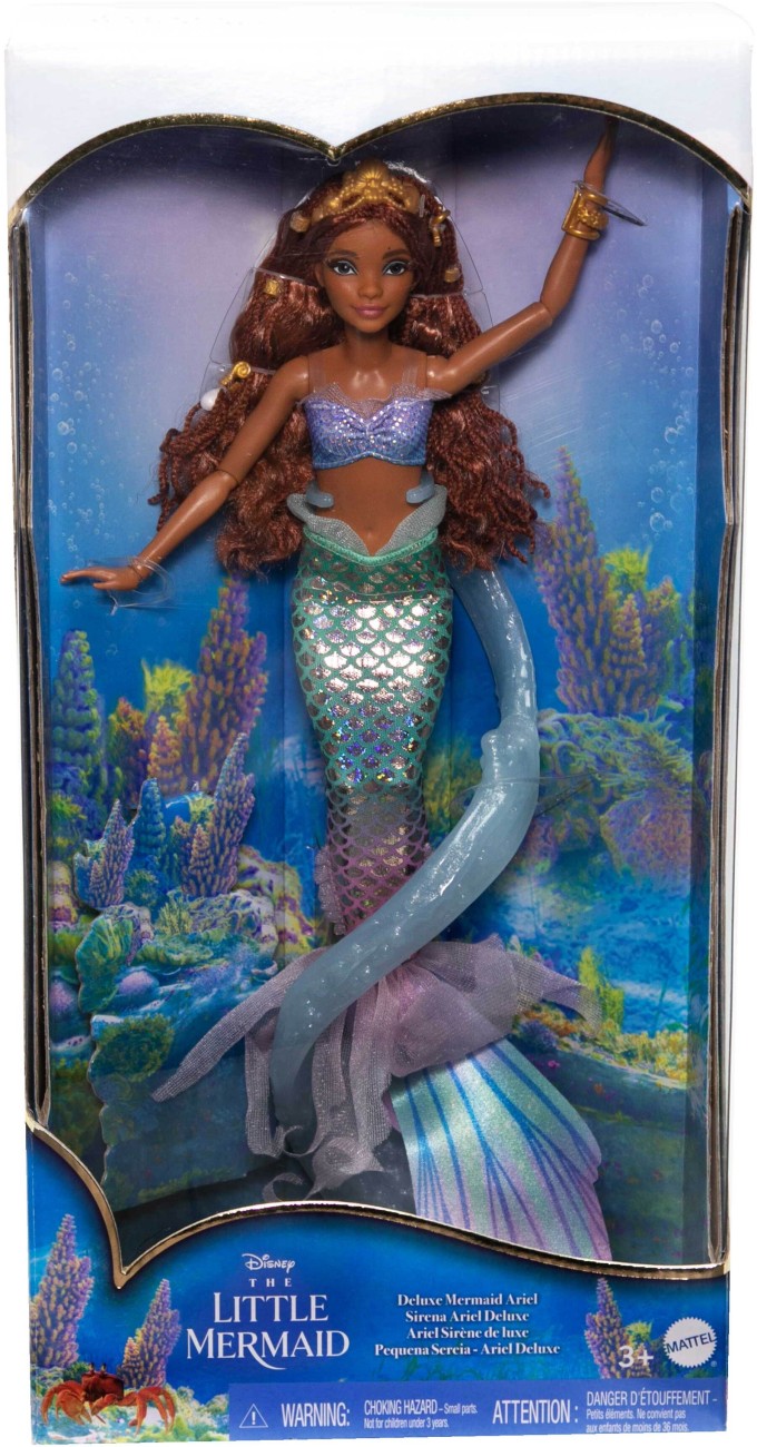 Mattel Ariel The Little Mermaid Doll, Mermaid Fashion Doll with Signature  Outfit from Disney's The Little Mermaid