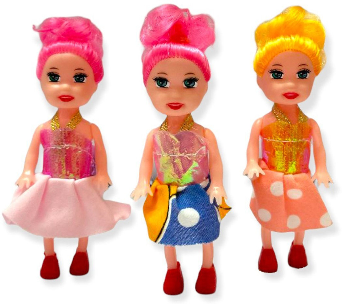 SARASI 8 Doll Set For Your Little Princess Kids Foldable Arms