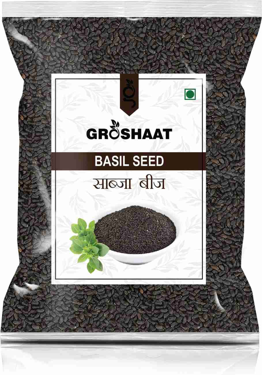 Groshaat Best Quality Basil Seed 500gm Pack Of 1 Sabja Babchi