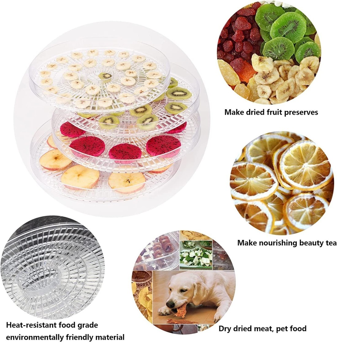 TGOPIT Food Dehydrator, Beef Jerky Maker, Five Tray With Knob Button Electric Food  Dehydrator Price in India - Buy TGOPIT Food Dehydrator, Beef Jerky Maker