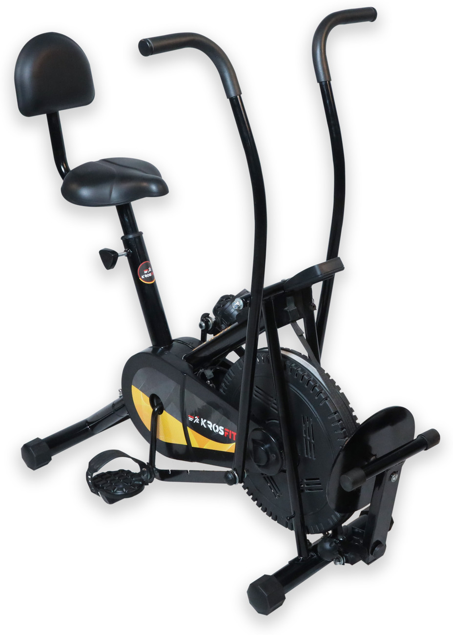 Air Bike Exercise Cycle with back