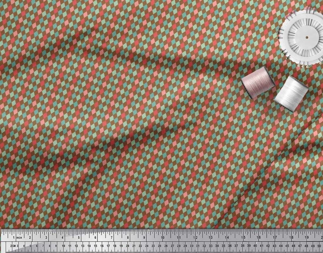 Soimoi Pure Cotton Geometric Print Multi-purpose Fabric Price in India -  Buy Soimoi Pure Cotton Geometric Print Multi-purpose Fabric online at