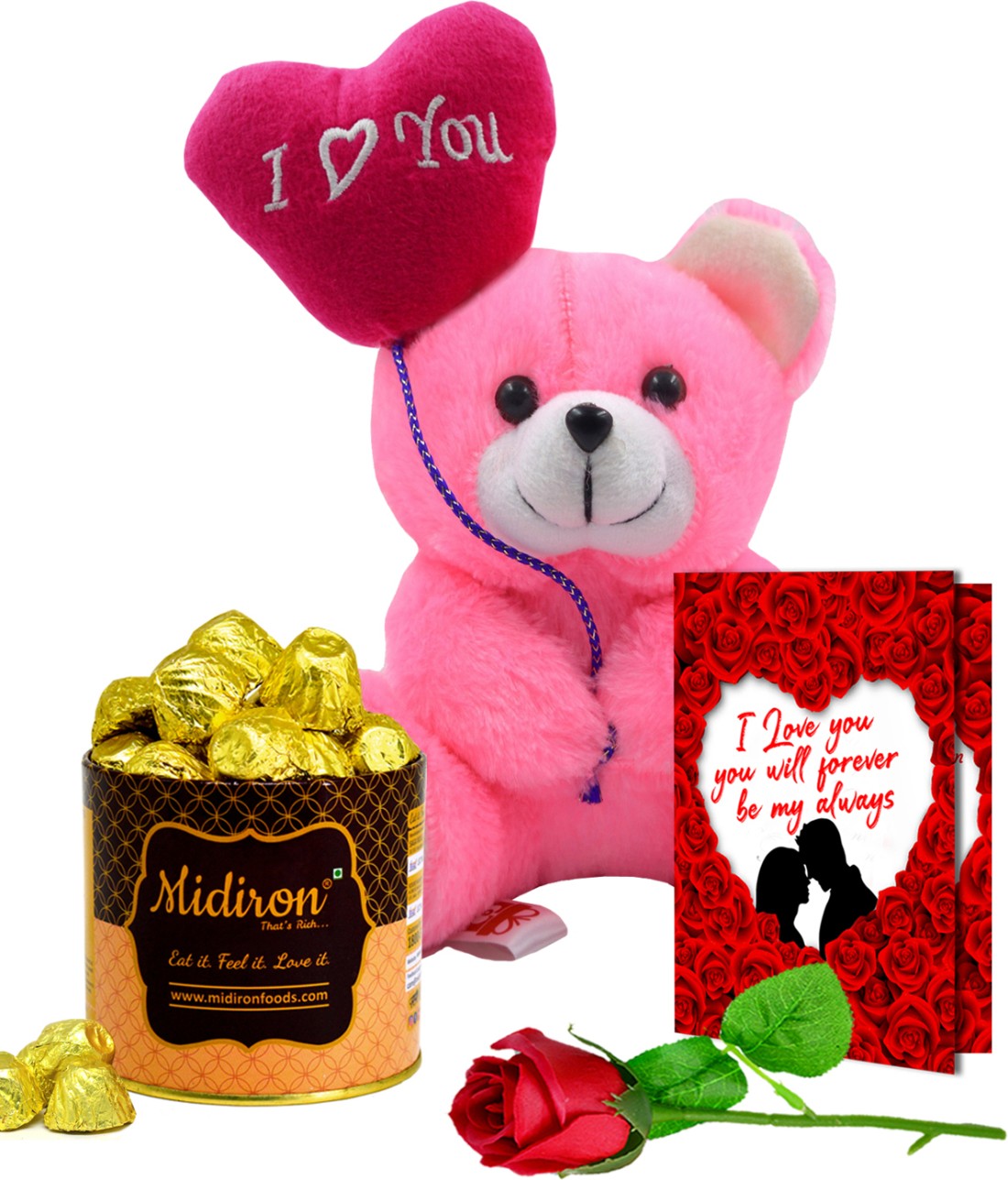 Valentine's Combo: Personalized Wallet, Pen, Keychain, Rose, Chocolate -  Mahajan Creation