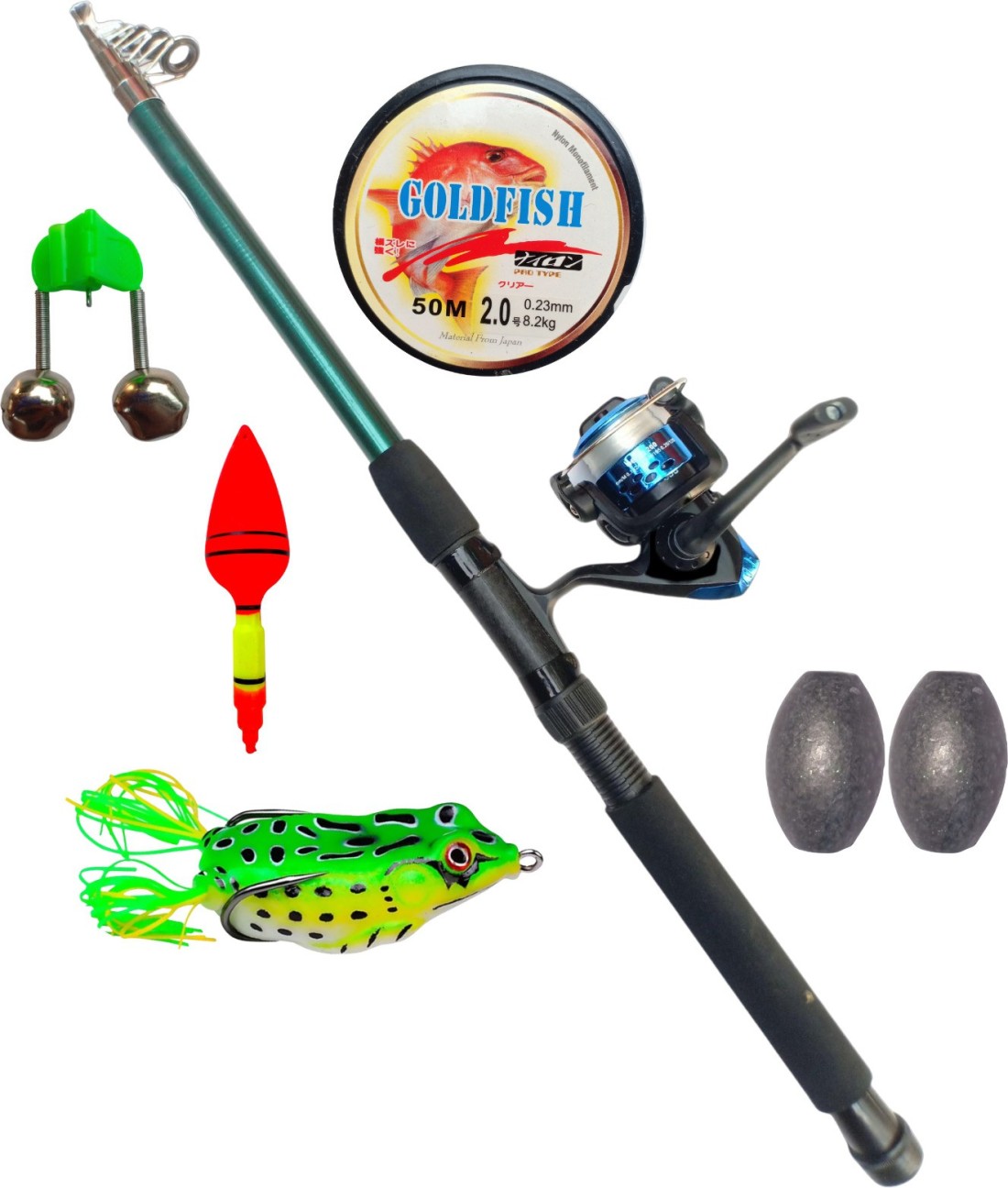 Abirs Fishing rod with frog set combo S210 Multicolor Fishing Rod