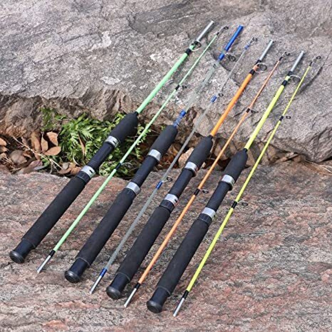 Buy Abirs 2 part fishing rod 5 feet solid 1.5 Multicolor Fishing Rod