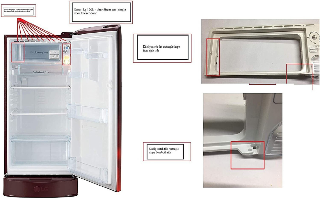 LG Freezer Door compatible with Star One 181 and 170 Ltr Fridge Door Shelf Price in India Buy LG Freezer Door compatible with Star One 181 and 170 Ltr Fridge Door