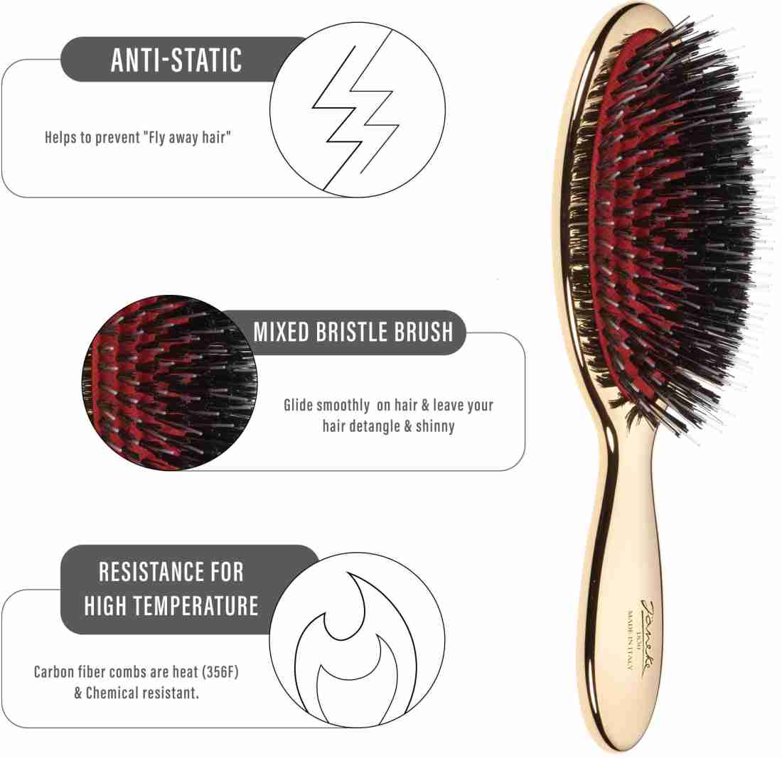 Janeke Golden Hair-Brush (Pack of 4) - Price in India, Buy Janeke Golden  Hair-Brush (Pack of 4) Online In India, Reviews, Ratings & Features