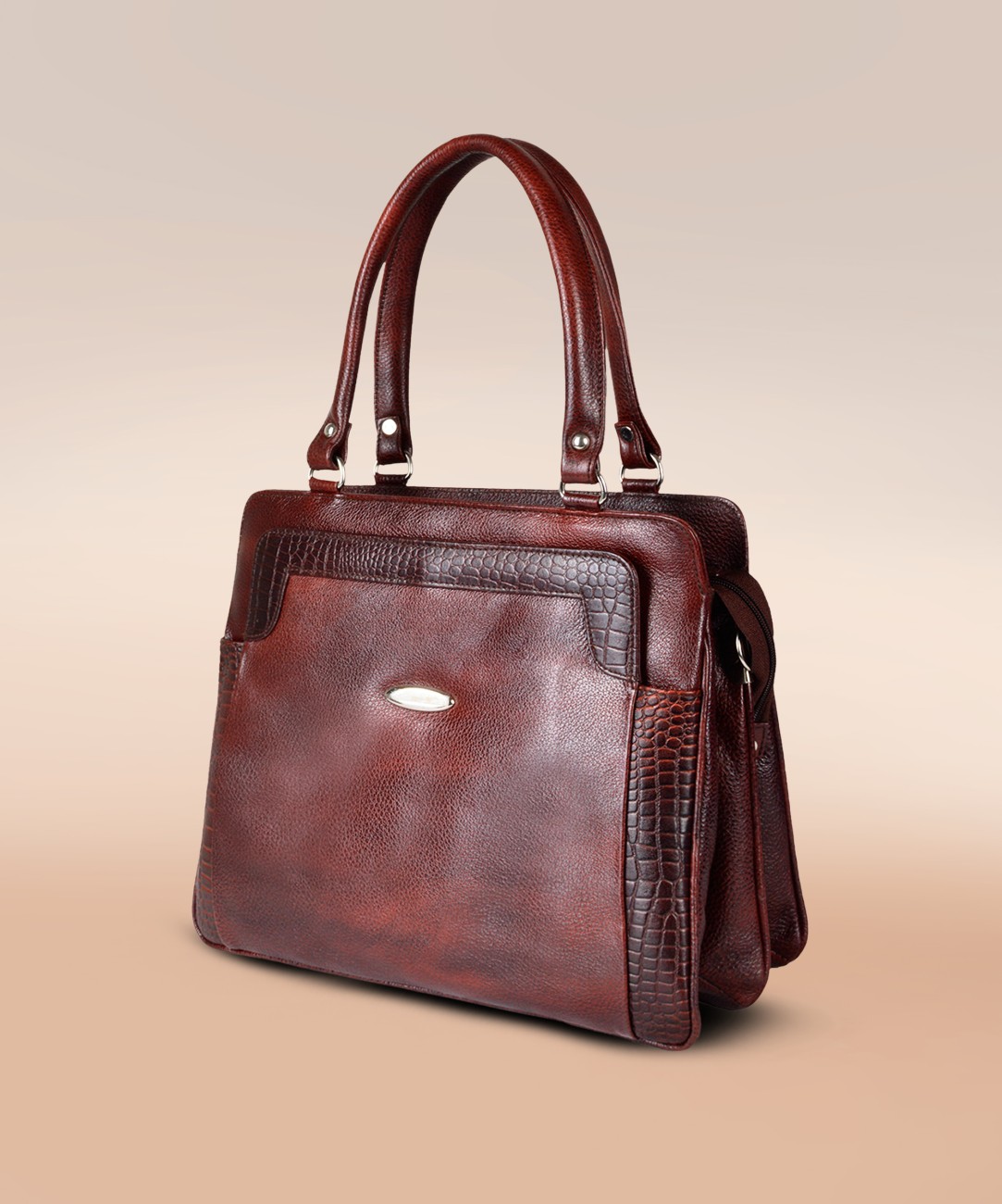 Money iin Women Brown Hand held Bag