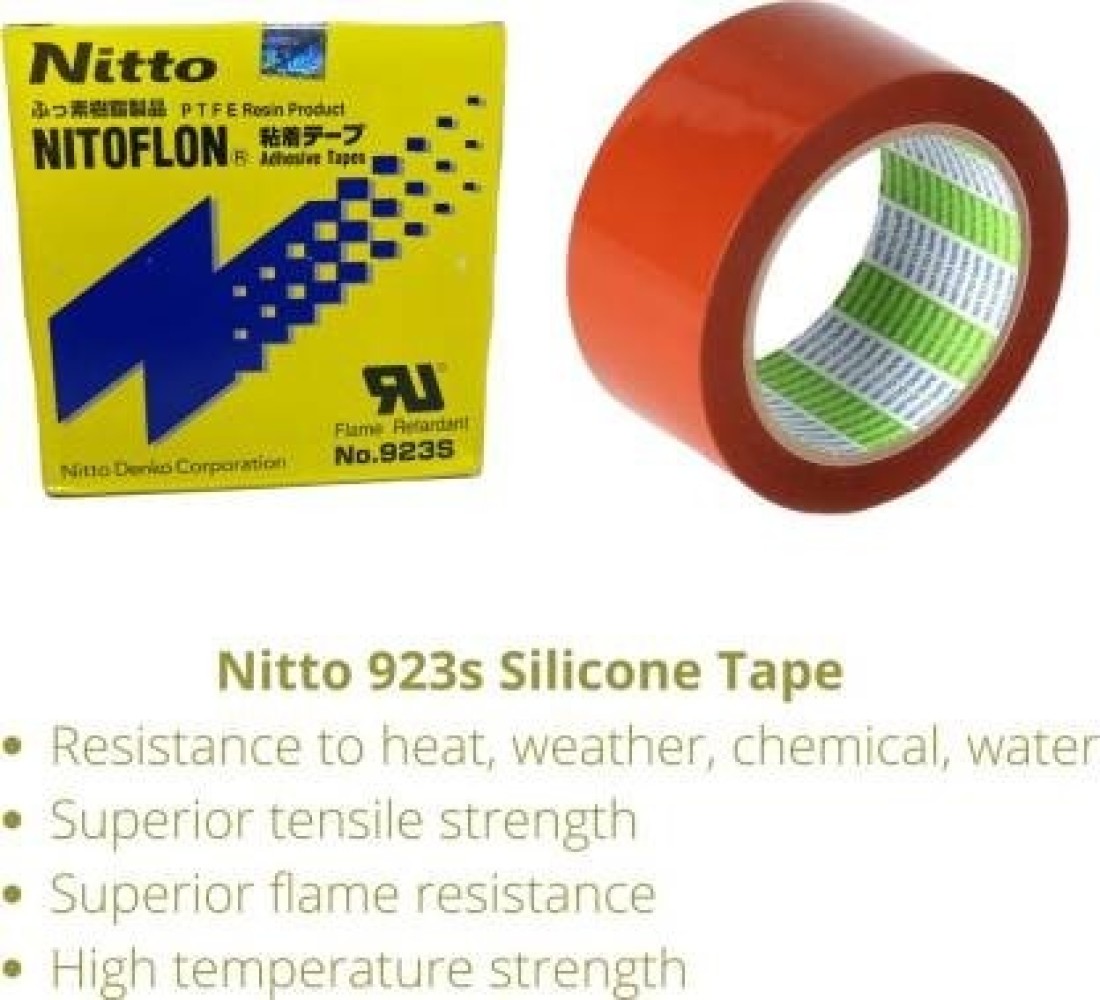 JINDAAL International Nitto 923s Silicone tape/resistance to  heat,weather,chemical,water,weather 11.5 cm Anti Slip Tape Price in India -  Buy JINDAAL International Nitto 923s Silicone tape/resistance to  heat,weather,chemical,water,weather 11.5 cm Anti