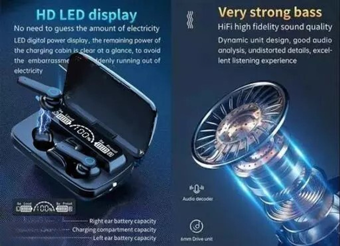 Seashot M 19 Earphones Wireless Bass Stereo In ear Earbuds Handsfree Headset Charging Bluetooth Price in India Buy Seashot M 19 Earphones Wireless Bass Stereo In ear Earbuds Handsfree Headset Charging...