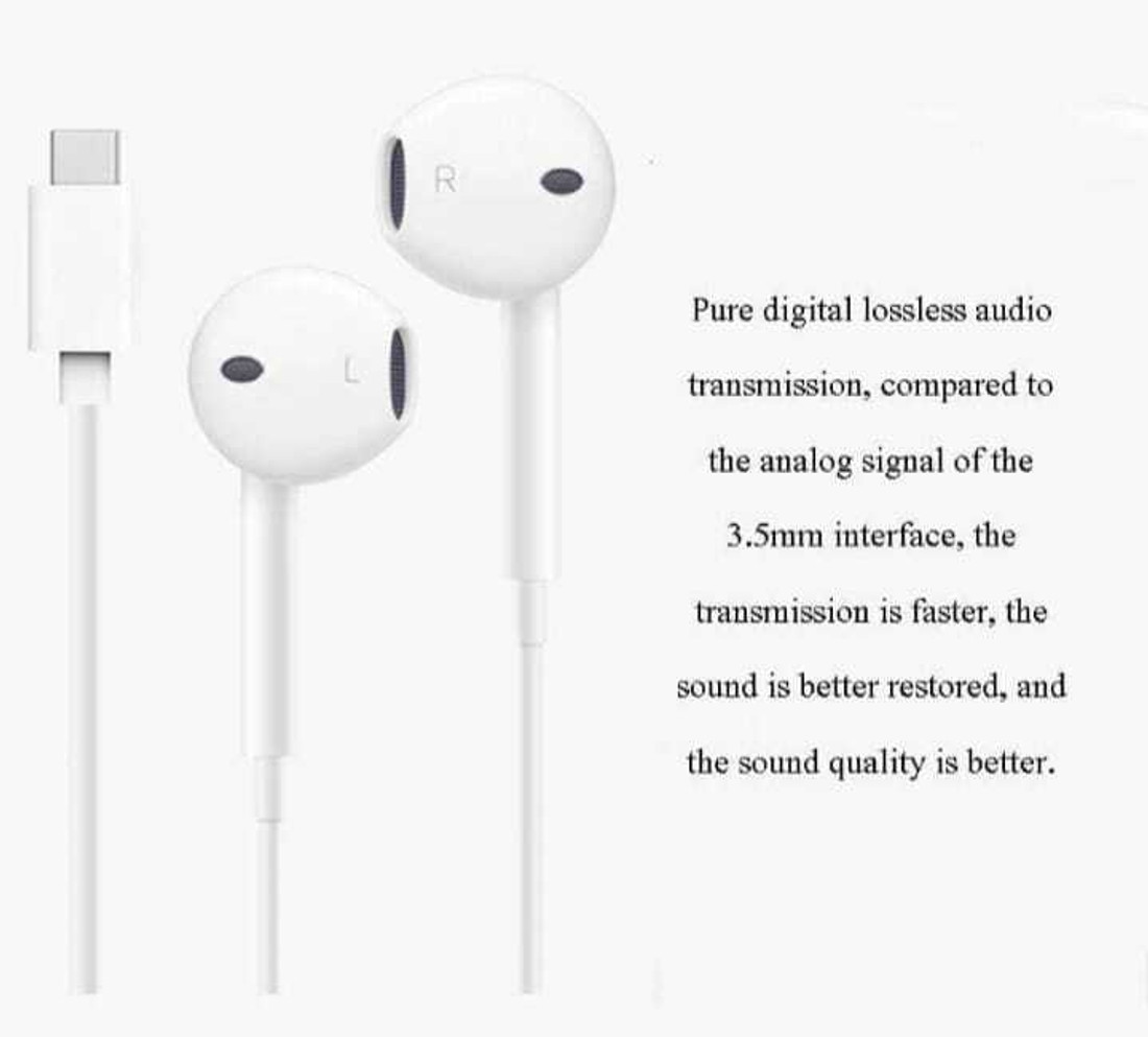 Bxeno Type C Handsfree with Mic for GOOGLE PIXEL 5 PIXEL 5A 5G