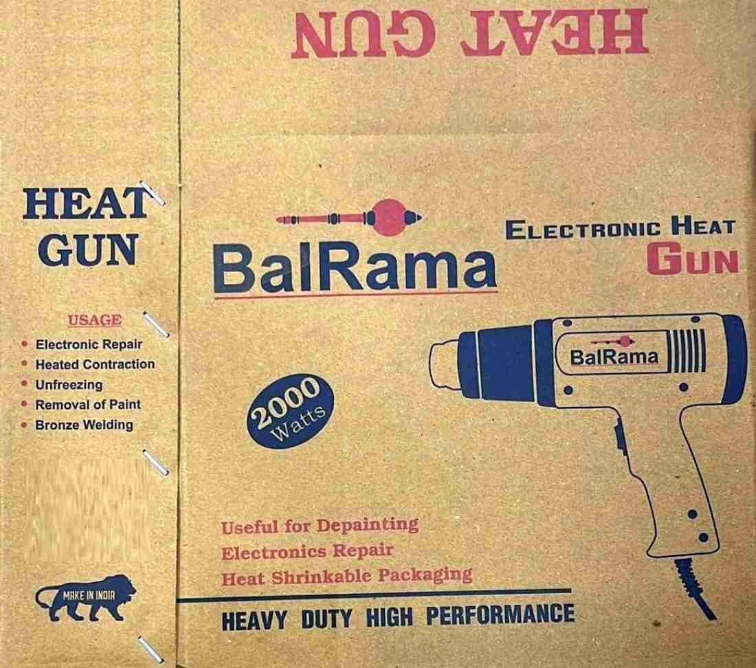 BALRAMA 1500W Heat Gun cum Hot Air Blower with Dual Temperature Control Hot  Air Gun Machine 1500 W Heat Gun Price in India - Buy BALRAMA 1500W Heat Gun  cum Hot Air