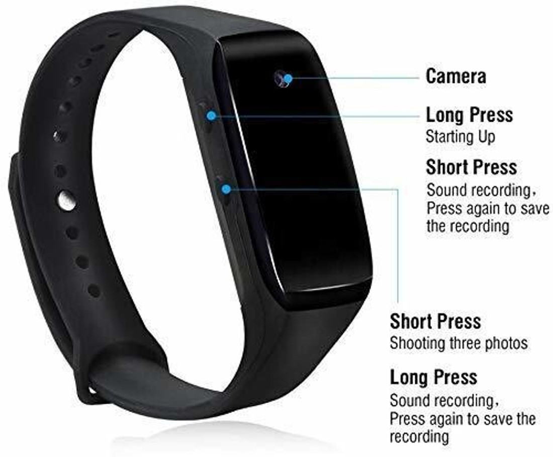Wrist watch with camera and voice recorder new arrivals