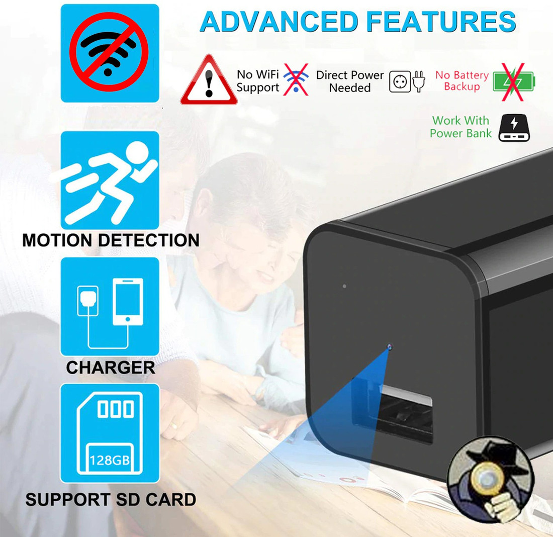 Security camera no 2025 wifi sd card