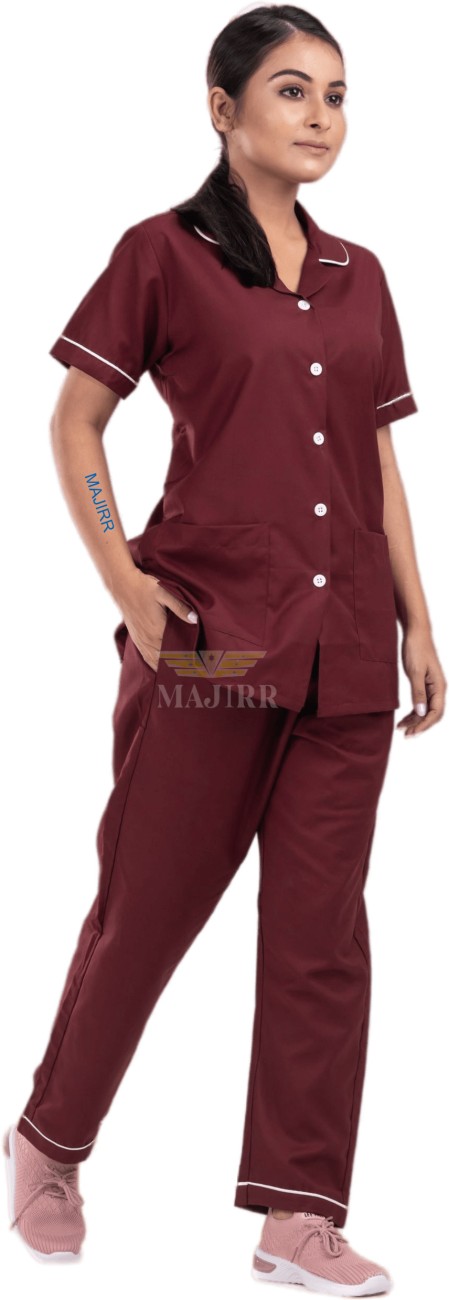 MAJIRR Nurse Dress/Uniform SoftnComfy Pure Viscose Cotton MORPITCH