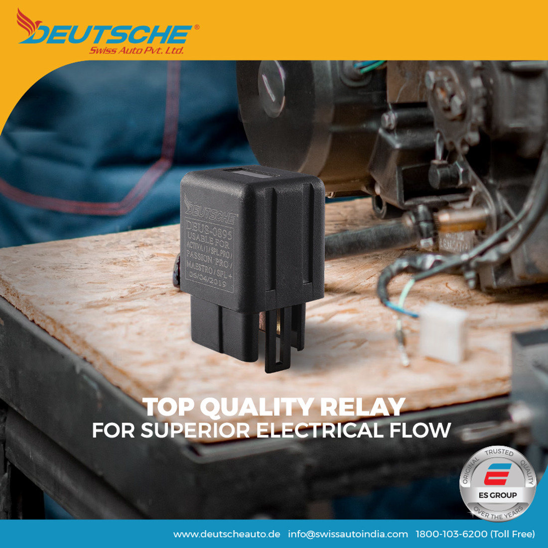 Tvs star city self start relay on sale