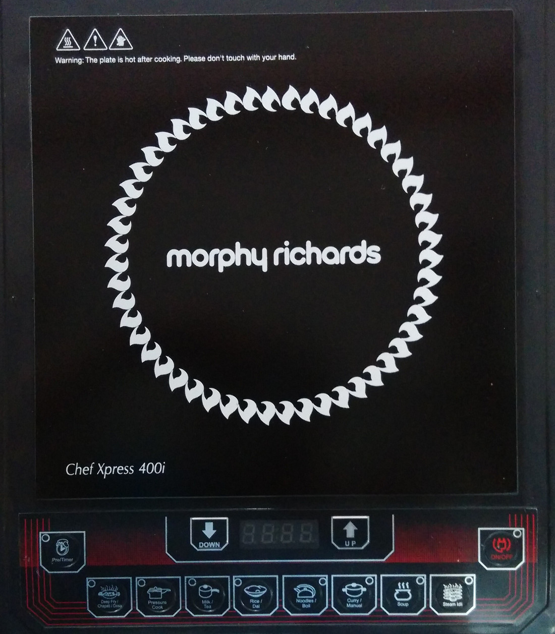 Morphy richards induction sale cooker chef xpress 400i