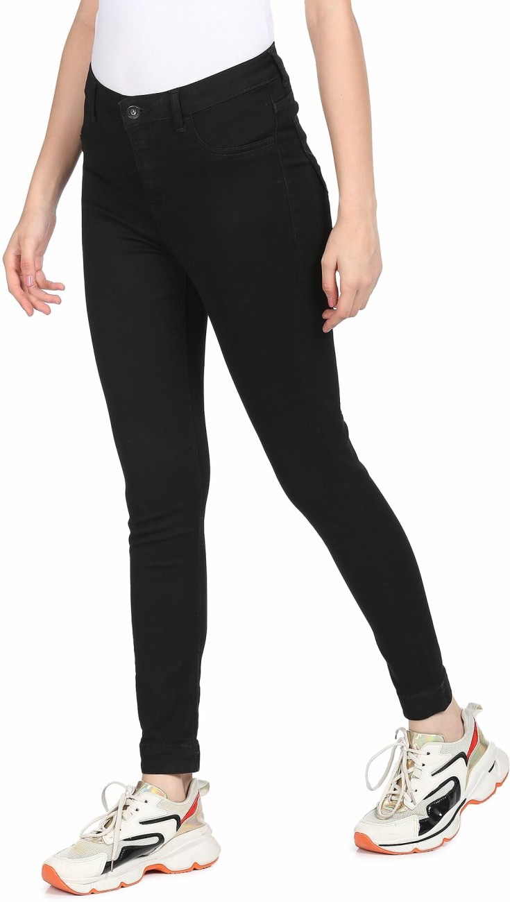 Black sales jeggings flipkart