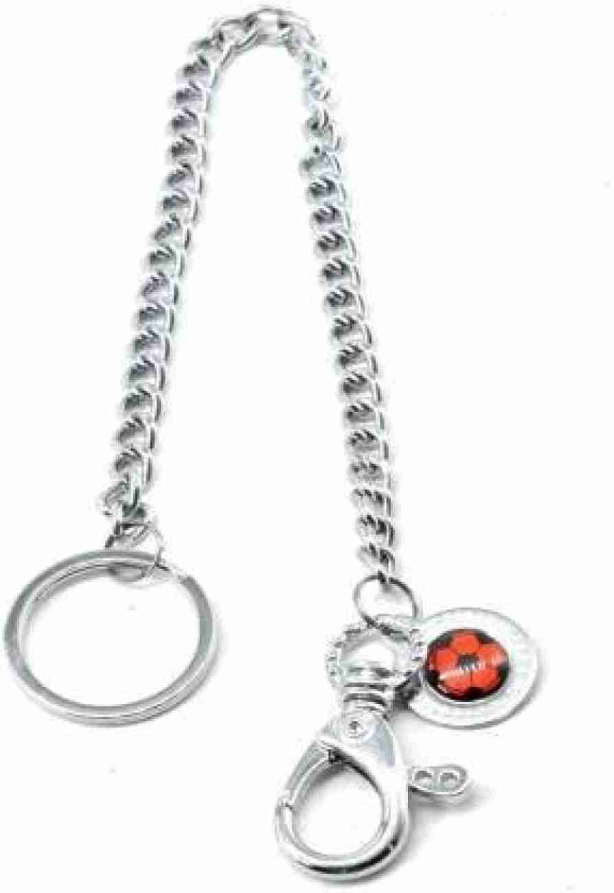 Newview Alphabet N Letter & Chain Challa Locking Key Chain Key