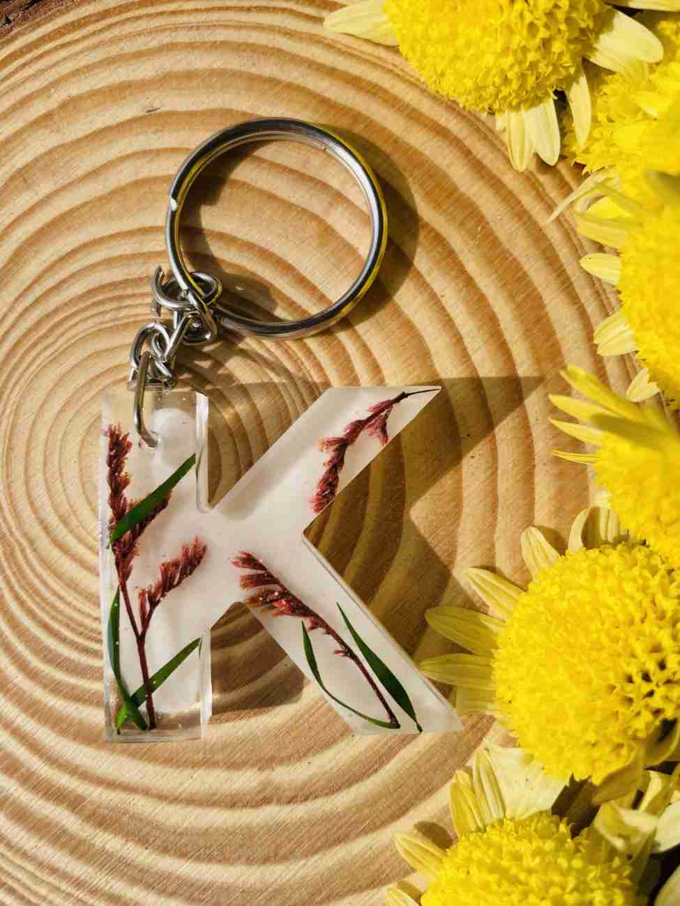 crafcan Resin Real Flower Keychain, Pack of 1 Key Chain Price in India -  Buy crafcan Resin Real Flower Keychain