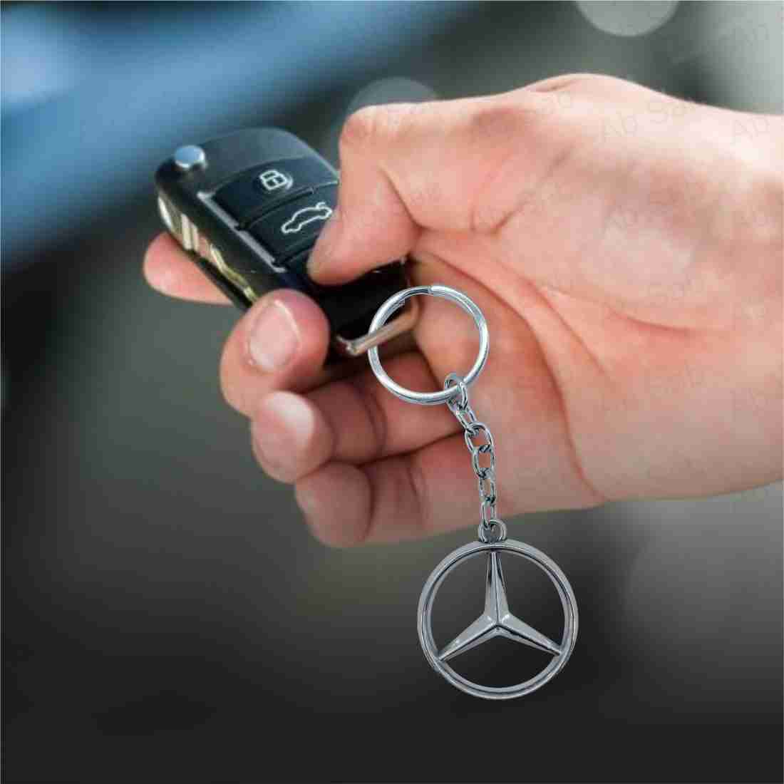 Ab Sab Mercedes car logo pack of 2 Key Chain Price in India - Buy Ab Sab Mercedes  car logo pack of 2 Key Chain online at