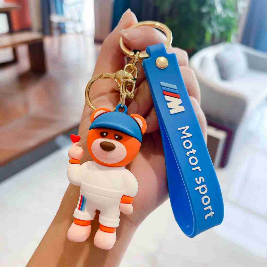 gtrp 3D Teddy Bear Keychain With Charm (Black) Key Chain Price in India -  Buy gtrp 3D Teddy Bear Keychain With Charm (Black) Key Chain online at