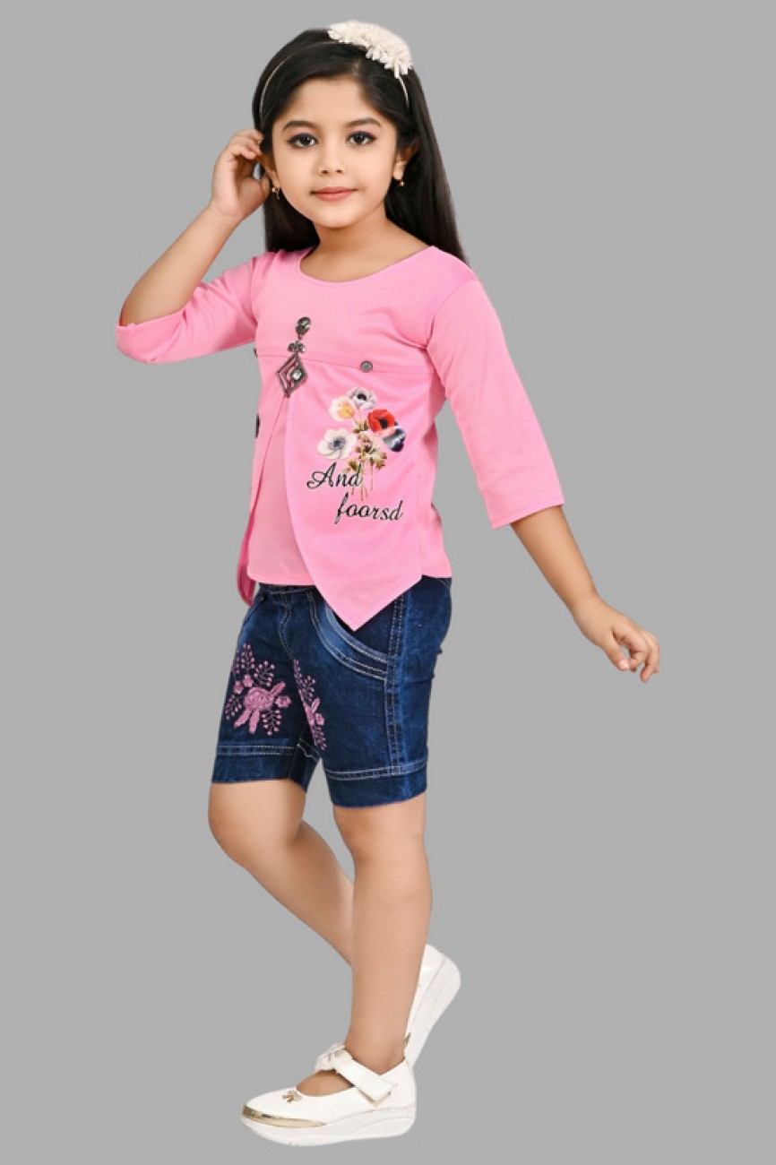 SUNCITY FASHION MART Baby Girls Casual Top Jeans Price in India - Buy  SUNCITY FASHION MART Baby Girls Casual Top Jeans online at Flipkart.com