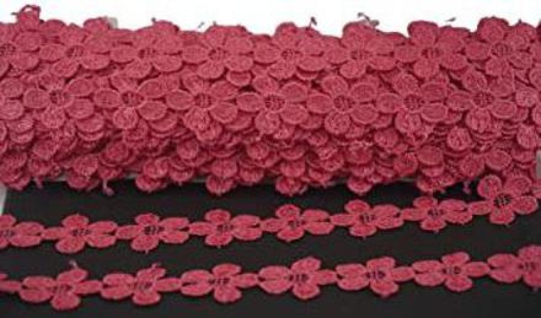 uniquemart Red Flower GPO Cotton Lace For Dupatta, Suit, Frowk, Gown ,  Pakistani Suits (Red/20Mtr) Lace Reel Price in India - Buy uniquemart Red  Flower GPO Cotton Lace For Dupatta, Suit, Frowk