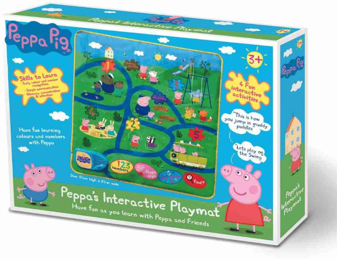 Peppa pig on sale interactive playmat