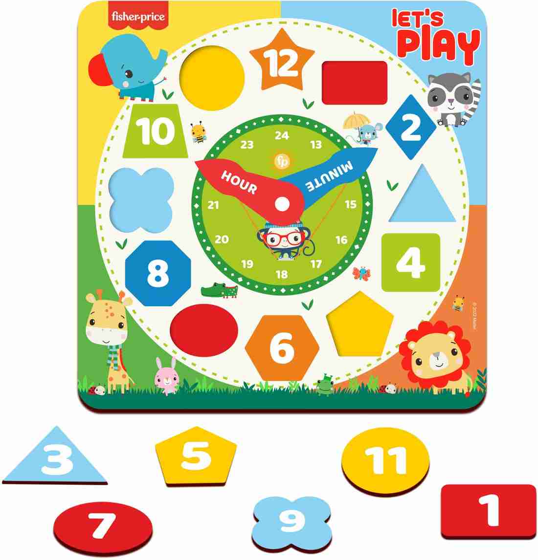 Fisher price teaching clock hotsell