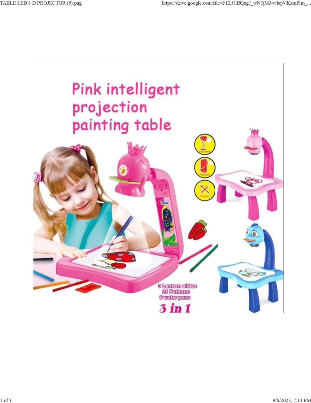 Amaflip Projector Painting Set for Kids, Child Trace and Draw
