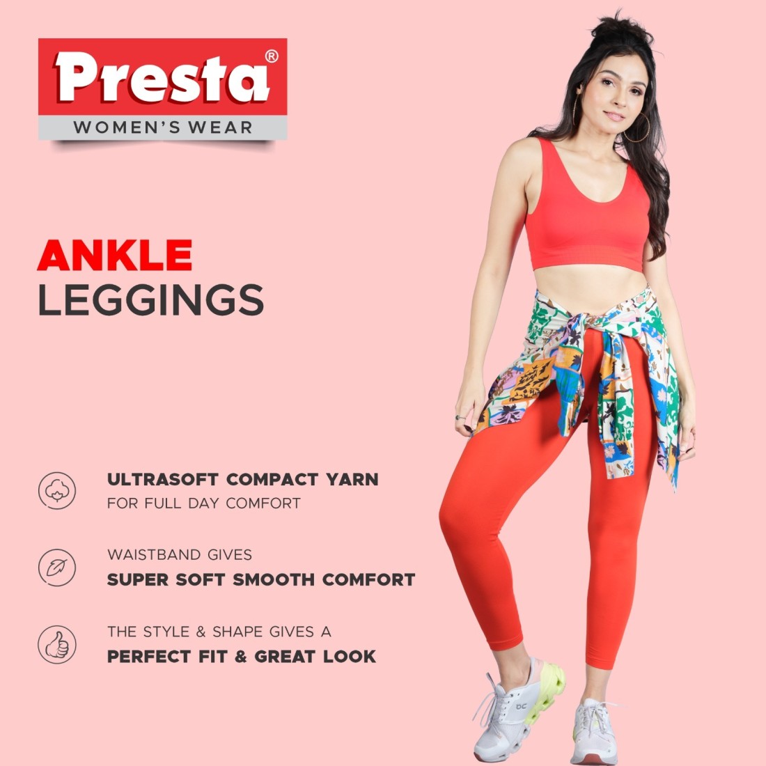 Presta Ankle Length Western Wear Legging Price in India - Buy Presta Ankle  Length Western Wear Legging online at